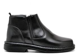 Botina Floather Couro Legitimo Anti Stress Confort Unissex Botina Floather Couro Legitimo Anti Stress Confort Unissex