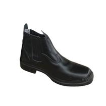 Botina Masc C&C Mococa Bico Quadrado Vaqueta Preta 07 Botina Masc C&C Mococa Bico Quadrado Vaqueta Preta 07