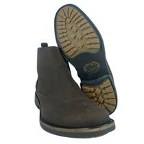 Botina Masculina Anatomic Gel Couro Com Costura E Zíper Bullskim Café Cost Sola Bulldog Café Natural Ref.9069 Botina Masculina Anatomic Gel Couro Com Costura E Zíper Bullskim Café Cost Sola Bulldog Café Natural Ref.9069
