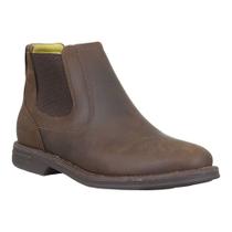 Botina Masculina Bico Redondo Marrom Zebu 39411 Botina Masculina Bico Redondo Marrom Zebu 39411