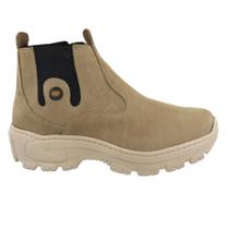 Botina Masculina Bota Couro Sola Muito Leve Agro Ketter Boots Sapato Levissimo Alto Conforto