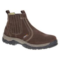 Botina Masculina Cano Curto Marrom Zebu Original 22461 Botina Masculina Cano Curto Marrom Zebu Original 22461
