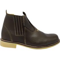 Botina Masculina Casual Dia a Dia Passeio Trabalho Serviço Sola Costurada Bico Quadrado Elástico Coberto Idere 1520 Botina Masculina Casual Dia a Dia Passeio Trabalho Serviço Sola Costurada Bico Quadrado Elástico Coberto Idere 1520