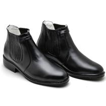 Botina Masculina Comfort 1501 Ranster Couro de Carneiro Premium