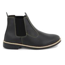 Botina Masculina Confortável Bota Texana Chelsea Macia Preta Cor:PretoTamanho:39 Botina Masculina Confortável Bota Texana Chelsea Macia Preta Cor:PretoTamanho:39