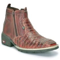 Botina Masculina Country Butina Rodeio Texana Bota Escamada