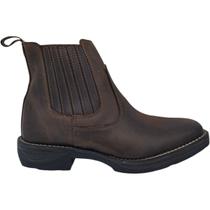 Botina Masculina Country Casual Dia a Dia Passeio Trabalho Festa Rodeio Sitio Fazenda em Couro Costurada Bico Quadrado Cano Baixo Big Bull 2800 Botina Masculina Country Casual Dia a Dia Passeio Trabalho Festa Rodeio Sitio Fazenda em Couro Costurada Bico Quadrado Cano Baixo Big Bull 2800