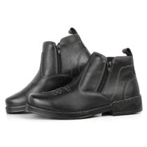 botina masculina country mateira de couro cor preta botina masculina country mateira de couro cor preta