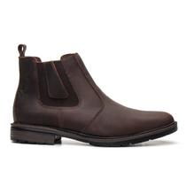 Botina Masculina Couro Legítimo premium chelsea comfortavel maci