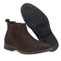 Botina Masculina de Couro - Chelsea - Ref 8300 Botina Masculina de Couro - Chelsea - Ref 8300