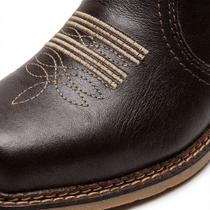 Botina Masculina de Couro Legítimo com Solado de Látex Ideal para Campo e Uso Urbano Botina Masculina de Couro Legítimo com Solado de Látex Ideal para Campo e Uso Urbano