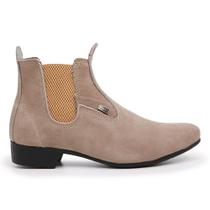 Botina masculina montaria vaquejada bota country em couro 4ssss - nr