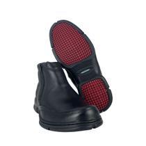 Botina Masculina Original Anatomic Gel Couro Floater Preto Ref: 7887