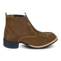 Botina Masculina Para Trabalho De Couro Bico Quadrado F1000 Botina Masculina Para Trabalho De Couro Bico Quadrado F1000