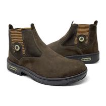 Botina Masculina Paxson Couro Confortável Trabalho Country Botina Masculina Paxson Couro Confortável Trabalho Country