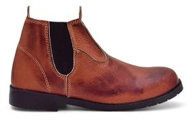 Botina Masculina Solado Pneu Mateira Toda Em Couro Legitimo Botina Masculina Solado Pneu Mateira Toda Em Couro Legitimo