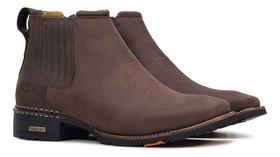 Botina Masculina Zebu Texana Couro Legitimo 57020 Original Botina Masculina Zebu Texana Couro Legitimo 57020 Original