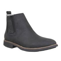 Botina Masculino Bico Redondo Preto Cerrado 37609