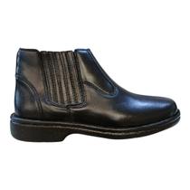 Botina Masculino Decoflex Couro De Carneiro Ultraconforto Antiderrapante Calce Fácil 169 Preto Botina Masculino Decoflex Couro De Carneiro Ultraconforto Antiderrapante Calce Fácil 169 Preto