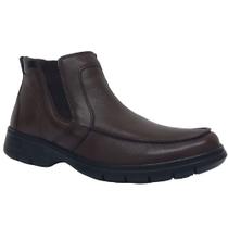 Botina Masculino Sollu Couro Soft Ultracomfort 32397