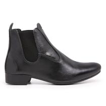 Botina Montaria Bota Vaquejada 4S Calçados DE Couro lpreto Botina Montaria Bota Vaquejada 4S Calçados DE Couro lpreto