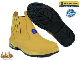 Botina New Holland Original Nh2201 Caramelo Original Botina New Holland Original Nh2201 Caramelo Original