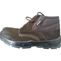 Botina Nobuck Amarril Bico pvc sem ilhos BAEN Dubai Bracol