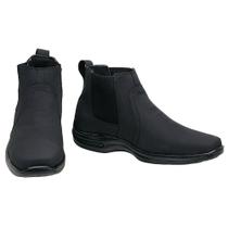 Botina Nobuck Bota Chelsea Casual Confortável Elástico Masculina Botina Nobuck Bota Chelsea Casual Confortável Elástico Masculina