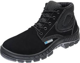 Botina nobuck c/cad preta 50b26 cb-bp Botina nobuck c/cad preta 50b26 cb-bp