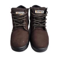 Botina Nobuck Marrom Café 38 Ecosafety CA 40677