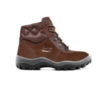 Botina Nobuck Safetline Miura bico composite eletricista
