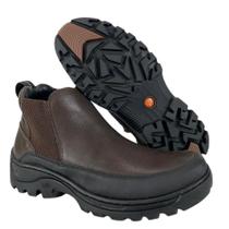 Botina Original Anatomic Gel Couro Floater Brown Cost Café - REF: 7511