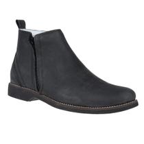 Botina Preta Masculina com Zíper Potro 24082