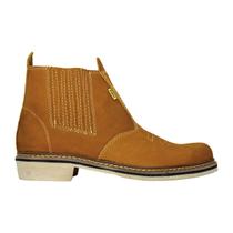 Botina Rústica Masculina F1000 Com Elásticos Laterais Confortável Casual Resistente Artesanal Sítio Botina Rústica Masculina F1000 Com Elásticos Laterais Confortável Casual Resistente Artesanal Sítio