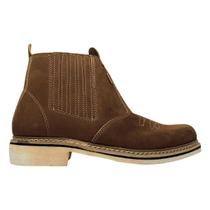Botina Rústica Masculina F1000 Com Elásticos Laterais Confortável Casual Resistente Artesanal Sítio Botina Rústica Masculina F1000 Com Elásticos Laterais Confortável Casual Resistente Artesanal Sítio