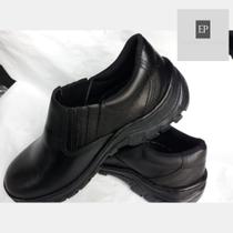 Botina -Sapato Segurança CA Couro Legítimo (Confortável). - R M S