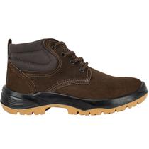 Botina Segurança Amarrar Nobuck PVC CP092 Crival EPI Proteção Soldador Construção Civil CA 40099