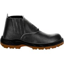 Botina Segurança Microfibra Bico Composite Acolchoada BI EPI Proteção NR10 Eletricista Crival CA 51524