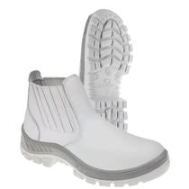 Botina segurança ocupacional epi marluvas modelo 70b19 gibp branco bico em pvc com c.a