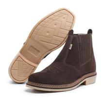 Botina Solado de Látex Café Botina Solado de Látex Café