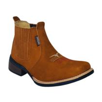 Botina Texana Feminina Cores Diversas Nobuck Latego