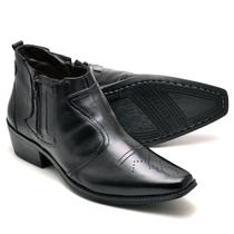 Botina Texas de Couro - Cowboy - Ref 620 Botina Texas de Couro - Cowboy - Ref 620