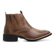 Botinas Masculina Bota Couro Legítimo Macia Resistente