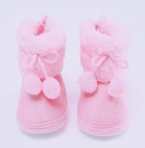 Botinha bebê pompom menina/menino
