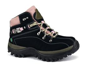 Botinha Bota Adventure Feminina Trilha Confortável Palmilha EVA ref 100