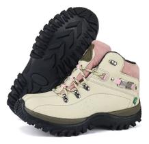 Botinha Bota Adventure Feminina Trilha Confortável Palmilha EVA ref 100