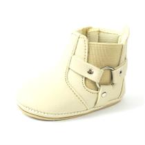 Botinha Bota Masculina Menino Bebê Recém Nascido Fivela Lateral