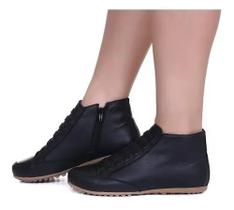 Botinha Casual Feminina Rasteira de Ajuste Elástico e Zíper Confortável Para o Seu Dia a Dia Botinha Casual Feminina Rasteira de Ajuste Elástico e Zíper Confortável Para o Seu Dia a Dia