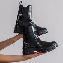 Botinha Coturno Tratorada Cano Curto Bota Confort Feminina ! Botinha Coturno Tratorada Cano Curto Bota Confort Feminina !