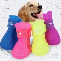 Botinha De Silicone Tenis Para Cachorro Cães Médio e Grande Porte Sapato Bota Pet Tamanhos GG e EGG